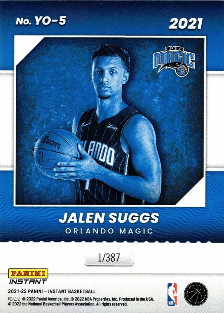 Amazon.com: 2021-22 Panini Instant Year One Basketball #YO-5 Jalen